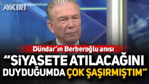 Uğur Dündar'ın Enis Berberoğlu anısı