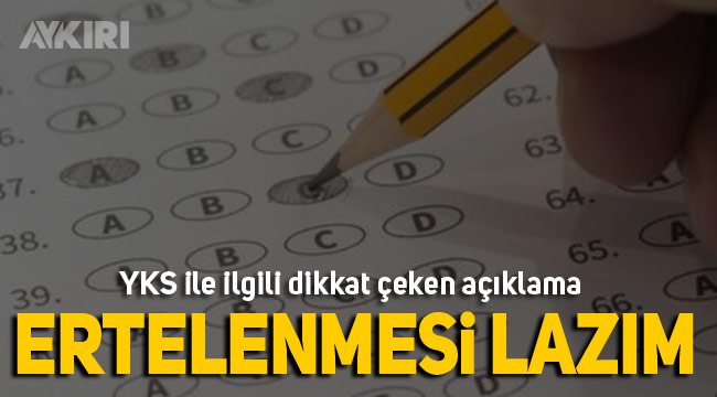 YKS ile ilgili kritik uyarı