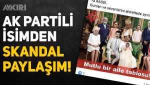 AK Partili Hamza Gönenç'ten çirkin paylaşım