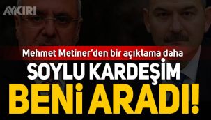 AKP'li Metiner'den tartışmayla ilgili yeni açıklama