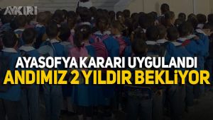 Ayasofya kararı uygulandı 'Andımız' kararı neden bekliyor?