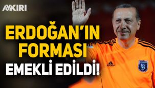 Başakşehir'de Erdoğan'ın 12 numarası emekli edildi