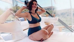 Bergüzar Korel kendi haberini yaptı