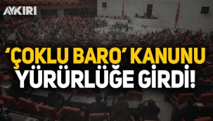 'Çoklu baro' Resmi Gazete'de yayımlanarak yürürlüğe girdi