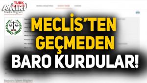 'Çoklu baro' TBMM'den geçmeden, isim tescil etmişler