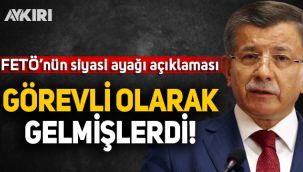 Davutoğlu'ndan FETÖ'nün siyasi ayağı açıklaması