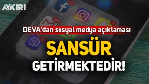 DEVA Partisi'ndan sosyal medya açıklaması