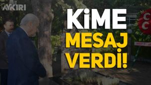 Devlet Bahçeli, Türkeş'in mezarını ziyaret etti