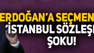 Erdoğan'a seçmeninden 'İstanbul Sözleşmesi' şoku