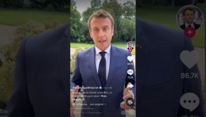Fransa Cumhurbaşkanı Emmanuel Macron, TikTok hesabı açtı