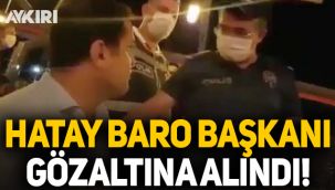 Hatay Barosu Başkanı Ekrem Dönmez Gözaltına alındı