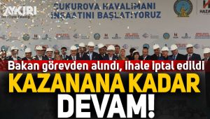 Havalimanı ihalesini kaybettiler, Bakan görevden alındı, ihale iptal edildi