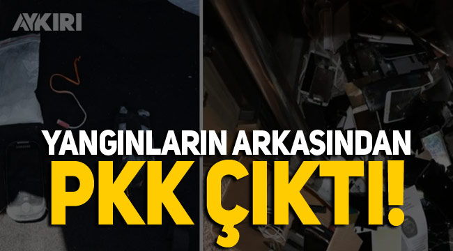 İstanbul'daki yangınların arkasından PKK çıktı