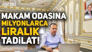İstanbul Valilik makamına milyonluk tadilat
