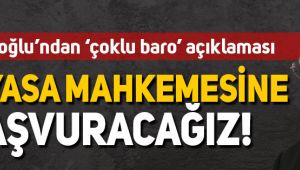 Kılıçdaroğlu'ndan 'Çoklu Baro' açıklaması: AYM’ye başvuracağız!