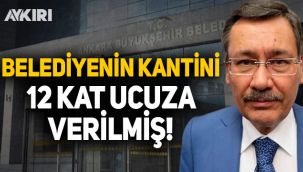 Melih Gökçek döneminde belediye kantini ucuza gitmiş