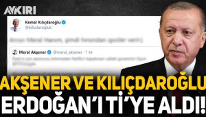 Kılıçdaroğlu ve Akşener'den Erdoğan'a esprili yanıt