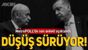 MetroPOLL'ün son anketinde açıklandı: Cumhur İttifakı'nda düşüş sürüyor