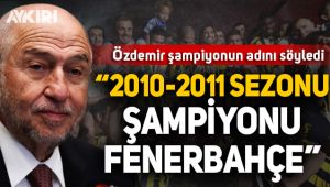 Nihat Özdemir'den