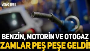 Otogaz, Benzin ve Motorine zam geldi!