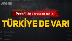 Pedofilinin haritası çıkarıldı, Türkiye de var!