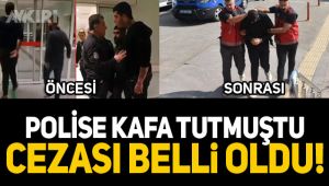 Polise kafa tutan magandaların cezası belli oldu