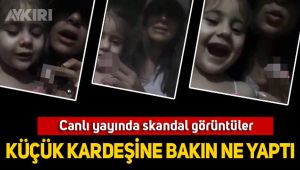 Sosyal medyada skandal video: Küçük kardeşine zorla sigara içirdi