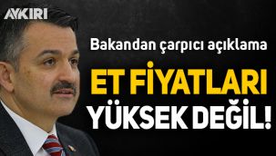 Tarım ve Orman Bakanı Bekir Pakdemirli'den et fiyatları açıklaması