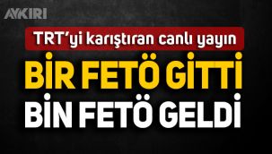 TRT'yi karıştıran canlı yayın: 