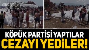 Virüsün unutulduğu köpük partisine ceza geldi