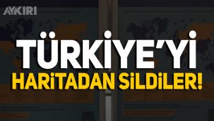 Zürih Havaalanı'ndaki afişlerde Türkiye'yi haritadan sildiler