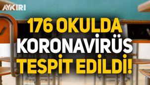 176 okulda koronavirüs tespit edildi