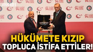 AK Parti'ye yakın sendikada deprem: Topluca istifa ettiler