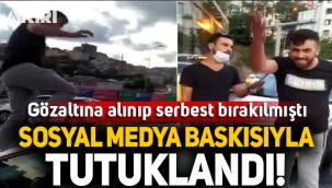 Alibeyköy'de trafikte kadına saldıran şahıs tutuklandı