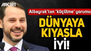 Berat Albayrak'tan 'küçülme' açıklaması: Dünya ülkelerine oranla iyi