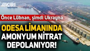Beyrut'tan sonra Ukrayna limanında amanyum nitrat depolandığı ortaya çıktı