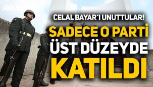 Celal Bayar'ı anma törenine kimler katıldı?