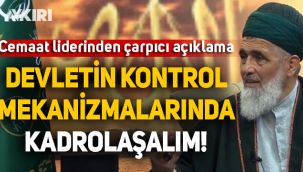 Uşşaki cemaati lideri Fatih Nurullah: Devletin kontrol mekanizmalarında olalım