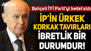 Devlet Bahçeli, 'evine dön' dediği İYİ Parti'yi hedef aldı