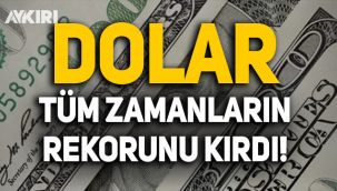 Dolar kuru TL karşısında tüm zamanların rekorunu kırdı!