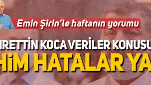 Emin Şirin: Fahrettin Koca, veriler konusunda hata yaptı