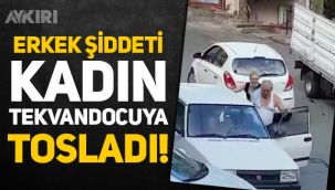 Erkek şiddeti kadın tekvandocuya tosladı!