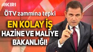 Fatih Portakal ÖTV zammına tepki gösterdi: En kolay iş Hazine ve Maliye Bakanlığı