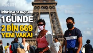 Fransa'da ikinci dalga başladı
