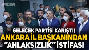 Gelecek Partisi'nde istifa depremi Ankara İl başkanı ve 7 ilçe başkanı istifa etti