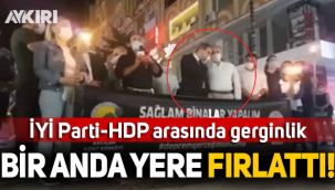 İYİ Partili başkan, HDP'li başkanın konuşmasına böyle tepki gösterdi