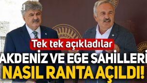 İYİ Partili Ergun ve Yaşar, Akdeniz ve Ege sahillerinin nasıl ranta açıldığını açıkladı
