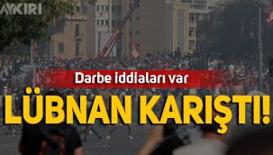 Lübnan'da darbe iddiaları, halk sokaklara indi, Dışileri bakanlığını ele geçirdiler