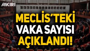 Meclis'teki vaka sayısı açıklandı