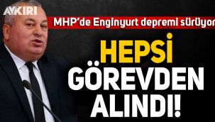 MHP'de Cemal Enginyurt depremi sürüyor: Hepsi görevden alındı